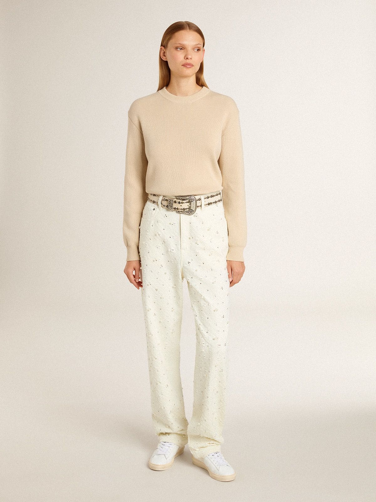 Kadın Golden Goose Logo Sweatshirt