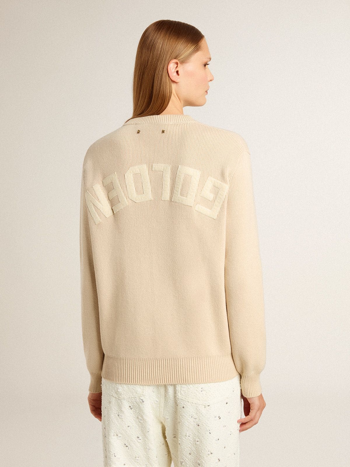 Kadın Golden Goose Logo Sweatshirt