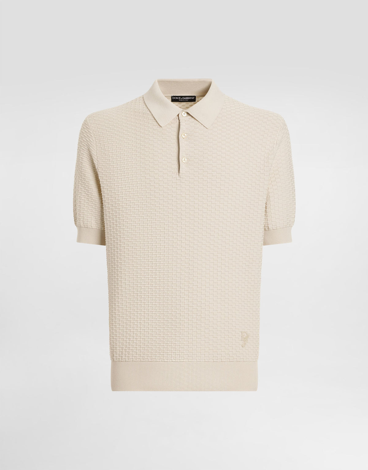 Dolce&Gabbana Pamuk Polo Bej T-Shirt