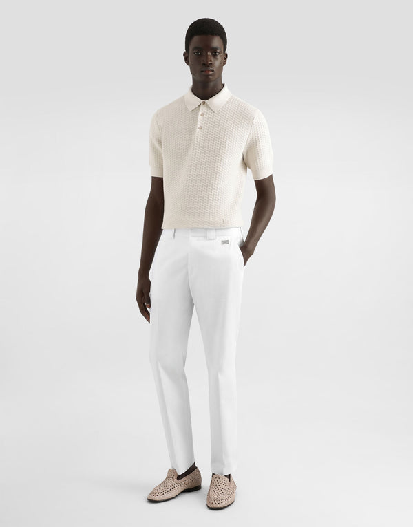 Dolce&Gabbana Pamuk Polo Bej T-Shirt