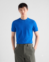 Prada Mavi Yün T-Shirt