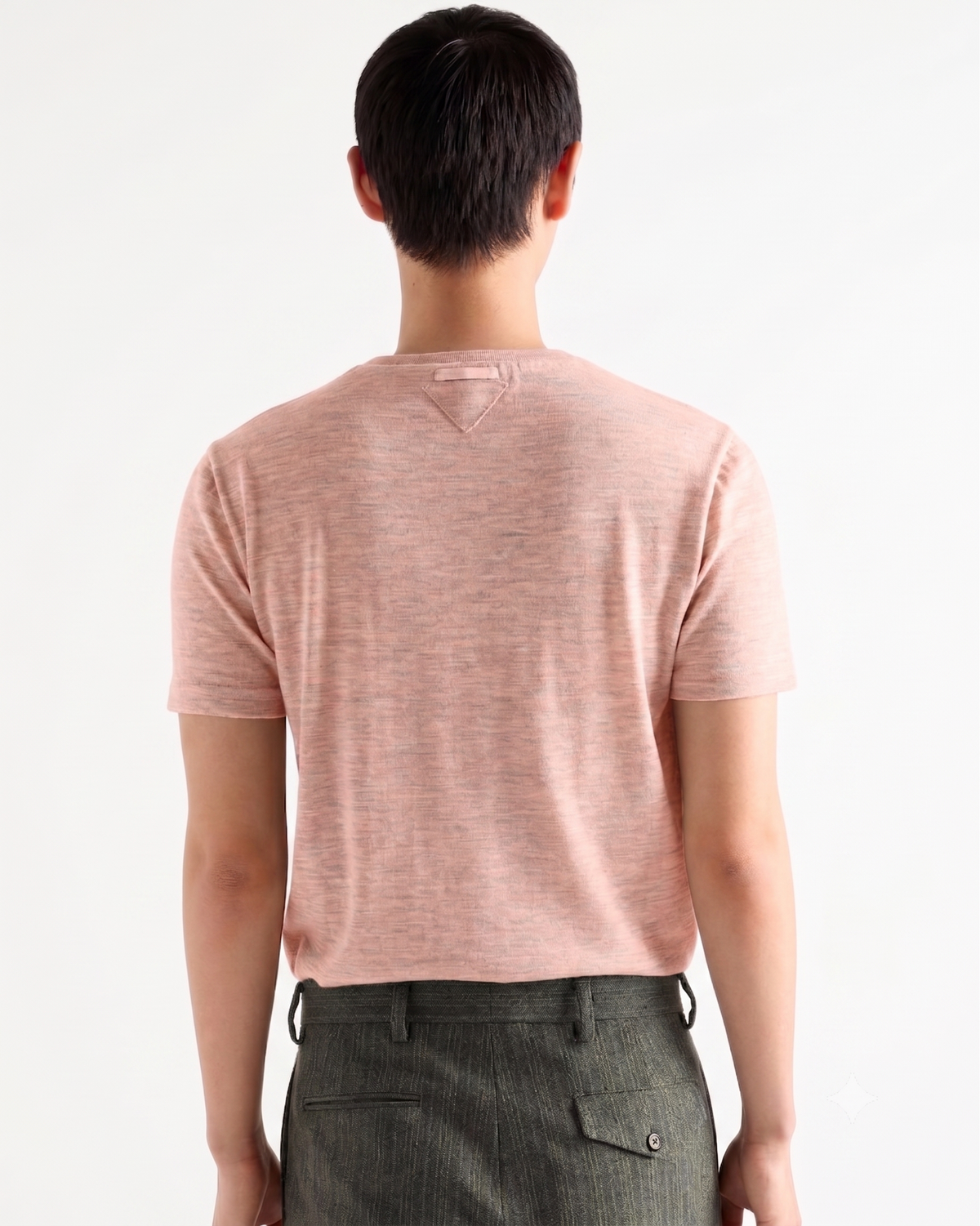 Prada Pembe Yün T-Shirt
