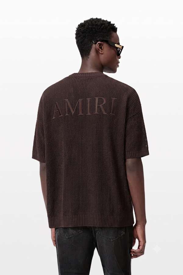 Amiri File Kahverengi T-Shirt