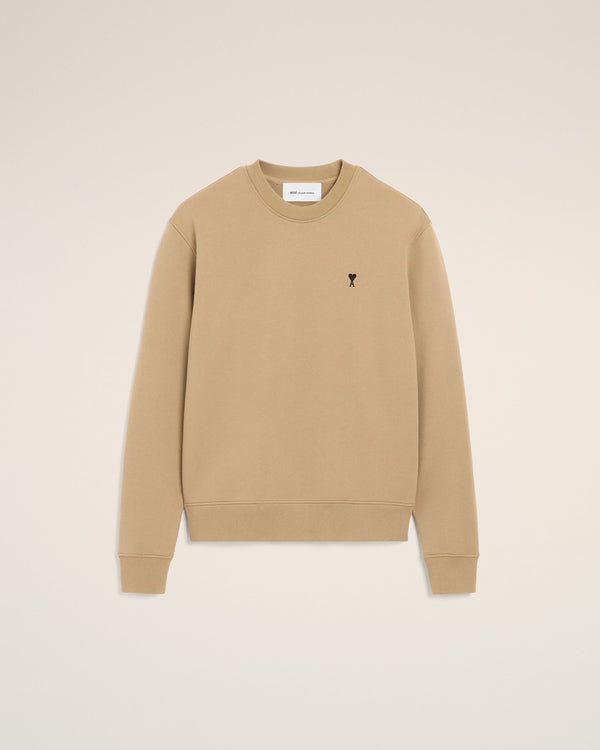 Unisex Ami de Coeur Logolu Siyah Pamuklu Sweatshirt