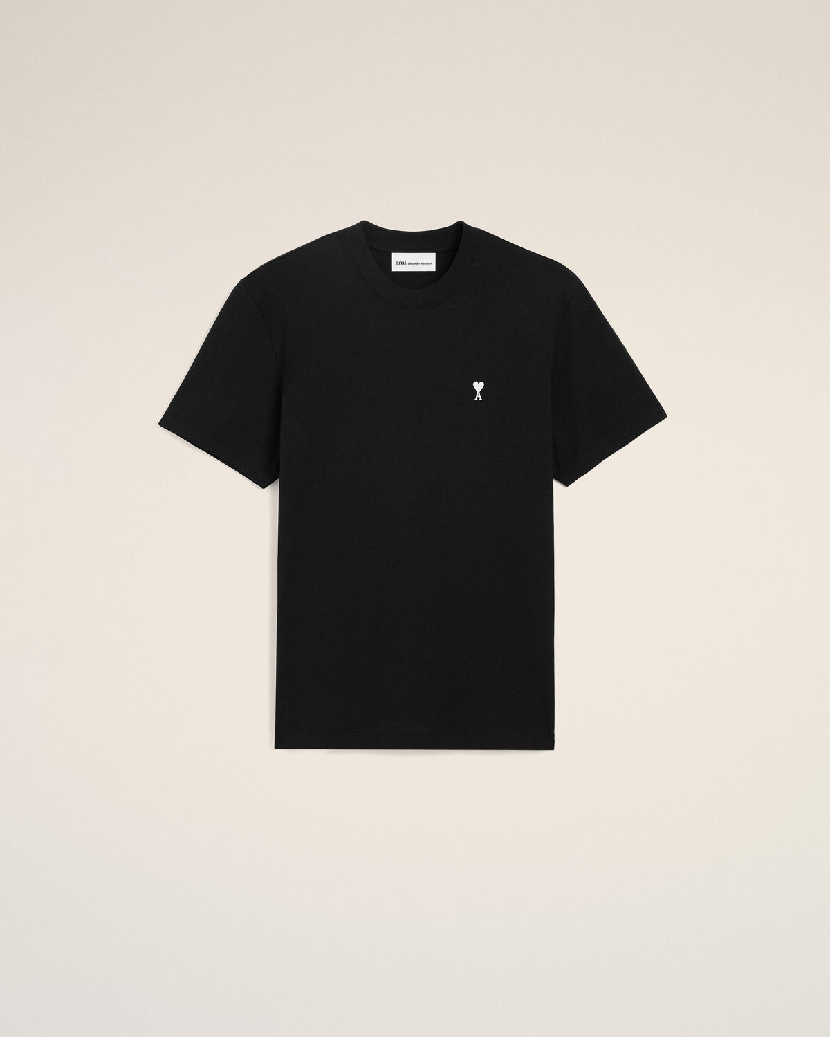 Ami de Coeur Baskılı Pamuklu Siyah T-Shirt