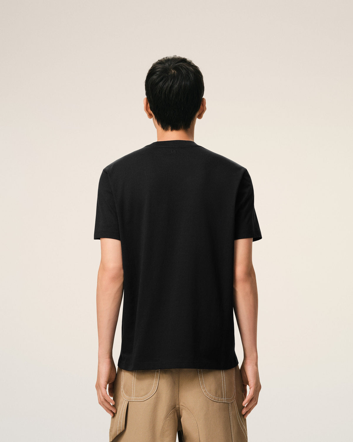 Ami de Coeur Baskılı Pamuklu Siyah T-Shirt