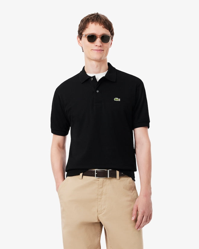 Lacoste Klasik Kesim Orginal L.12.12 Siyah Polo
