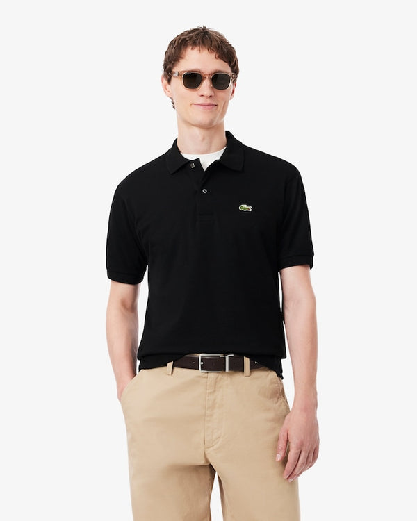 Lacoste Klasik Kesim Orginal L.12.12 Siyah Polo
