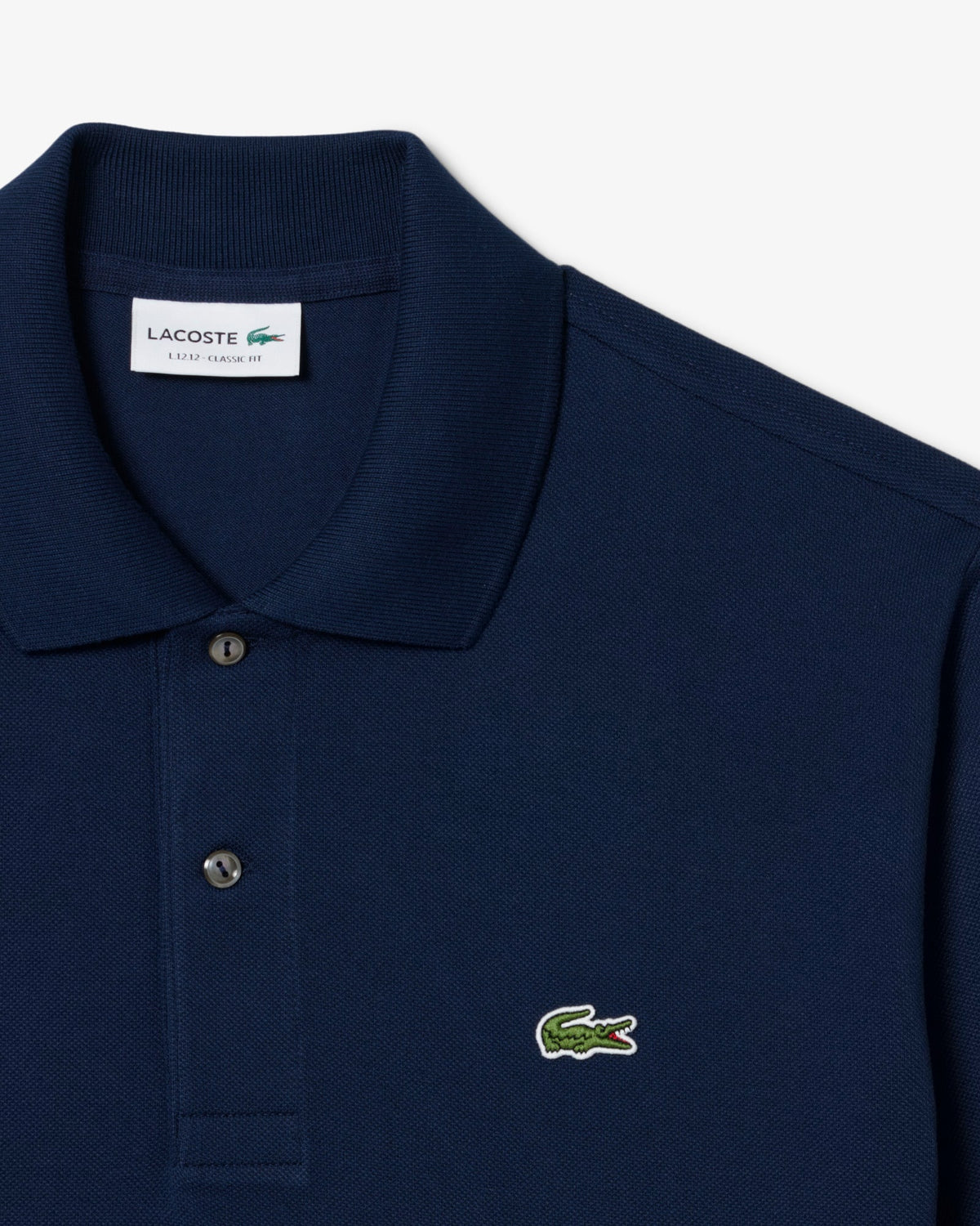 Lacoste Klasik Kesim Orginal L.12.12 Lacivert Polo