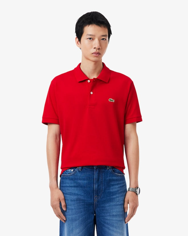 Lacoste Klasik Kesim Orginal L.12.12 Kırmızı Polo
