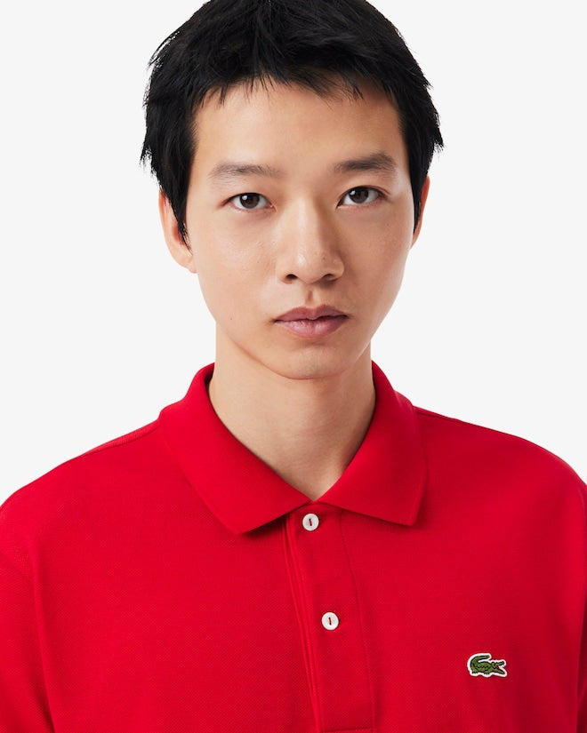 Lacoste Klasik Kesim Orginal L.12.12 Kırmızı Polo