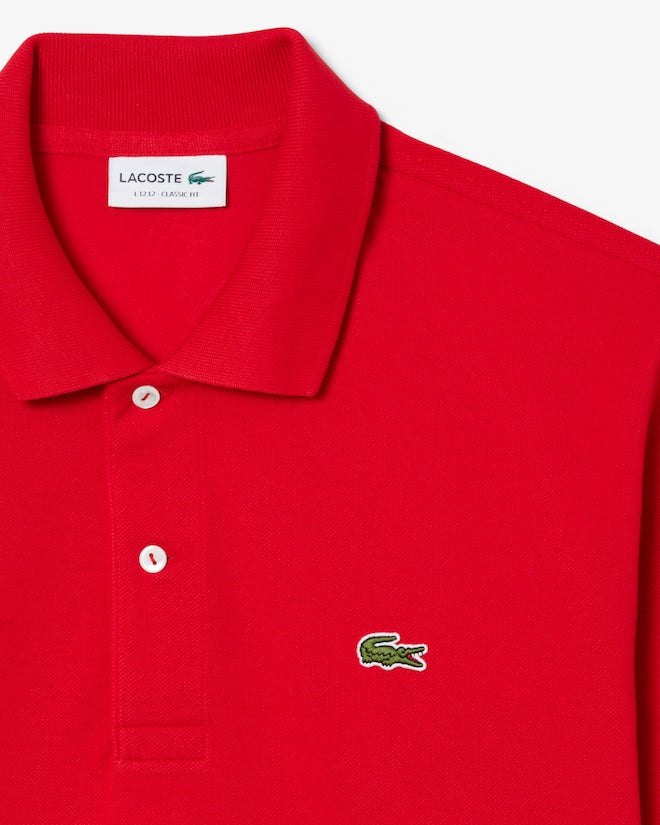Lacoste Klasik Kesim Orginal L.12.12 Kırmızı Polo