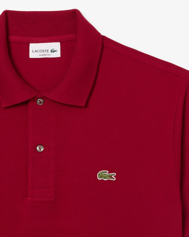 Lacoste Klasik Kesim Orginal L.12.12 Bordo Polo