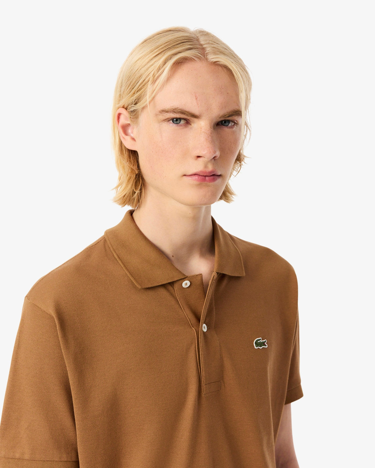 Lacoste Klasik Kesim Orginal Kahverengi L.12.12 Polo