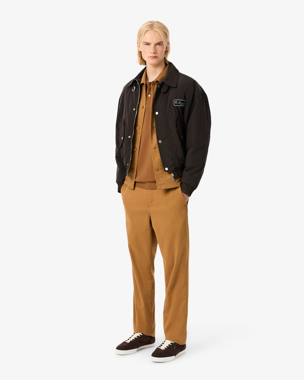 Lacoste Klasik Kesim Orginal Kahverengi L.12.12 Polo