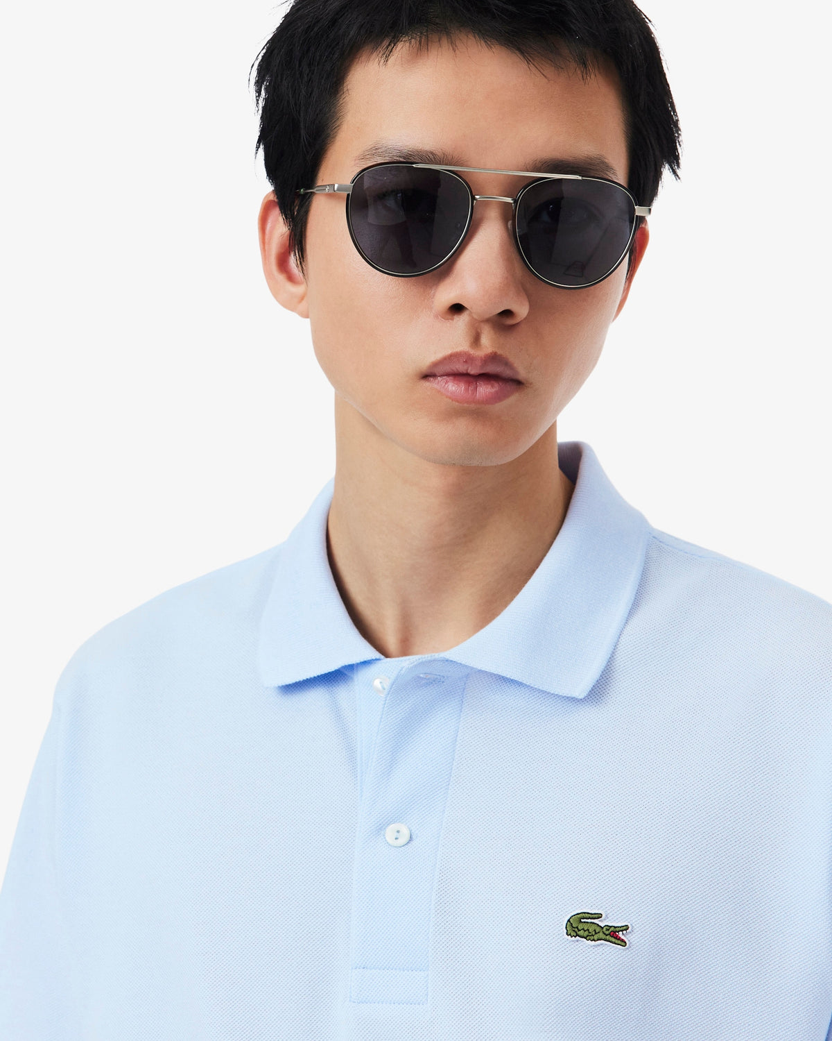 Lacoste Klasik Kesim Orginal L.12.12 Buz Mavisi Polo