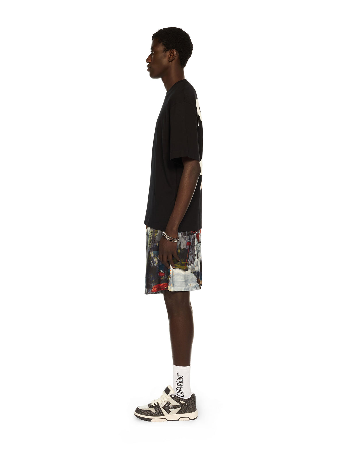 Off-White Thinkman Arrow Kaykay Logolu Siyah T-Shirt