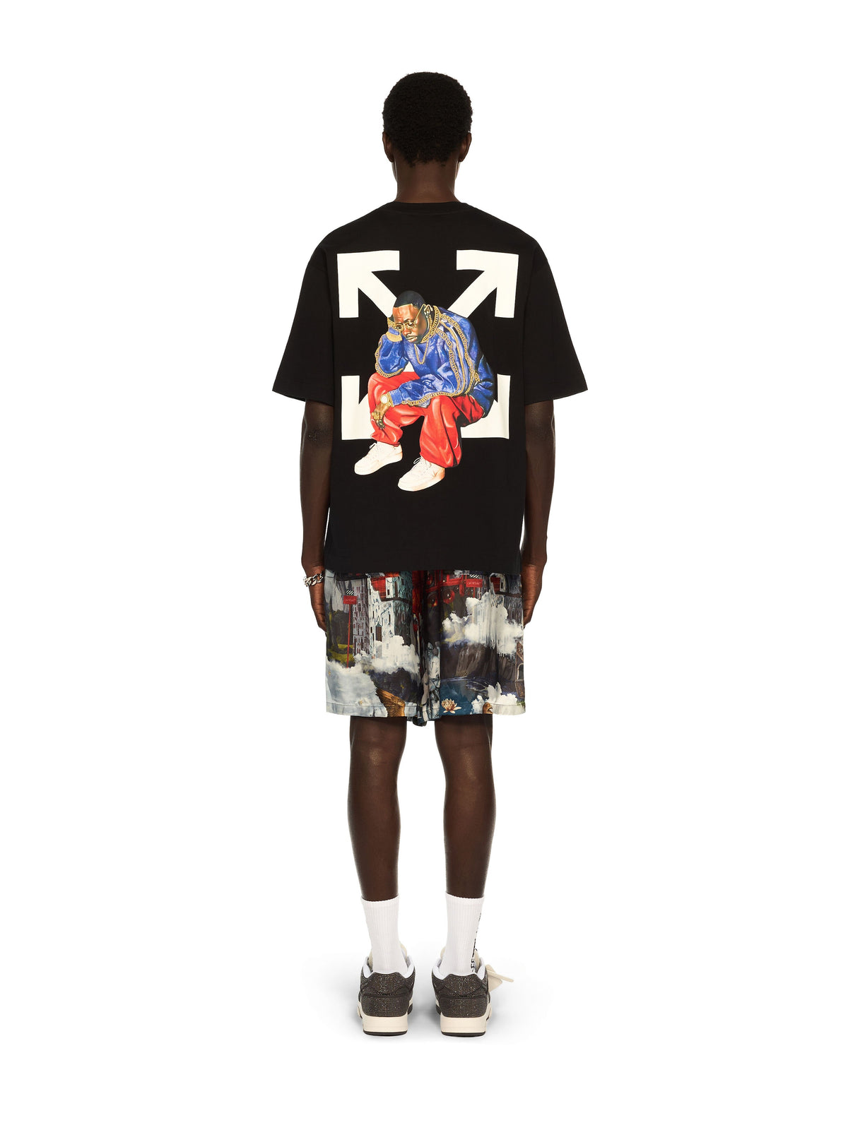 Off-White Thinkman Arrow Kaykay Logolu Siyah T-Shirt