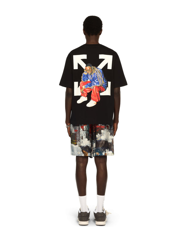 Off-White Thinkman Arrow Kaykay Logolu Siyah T-Shirt
