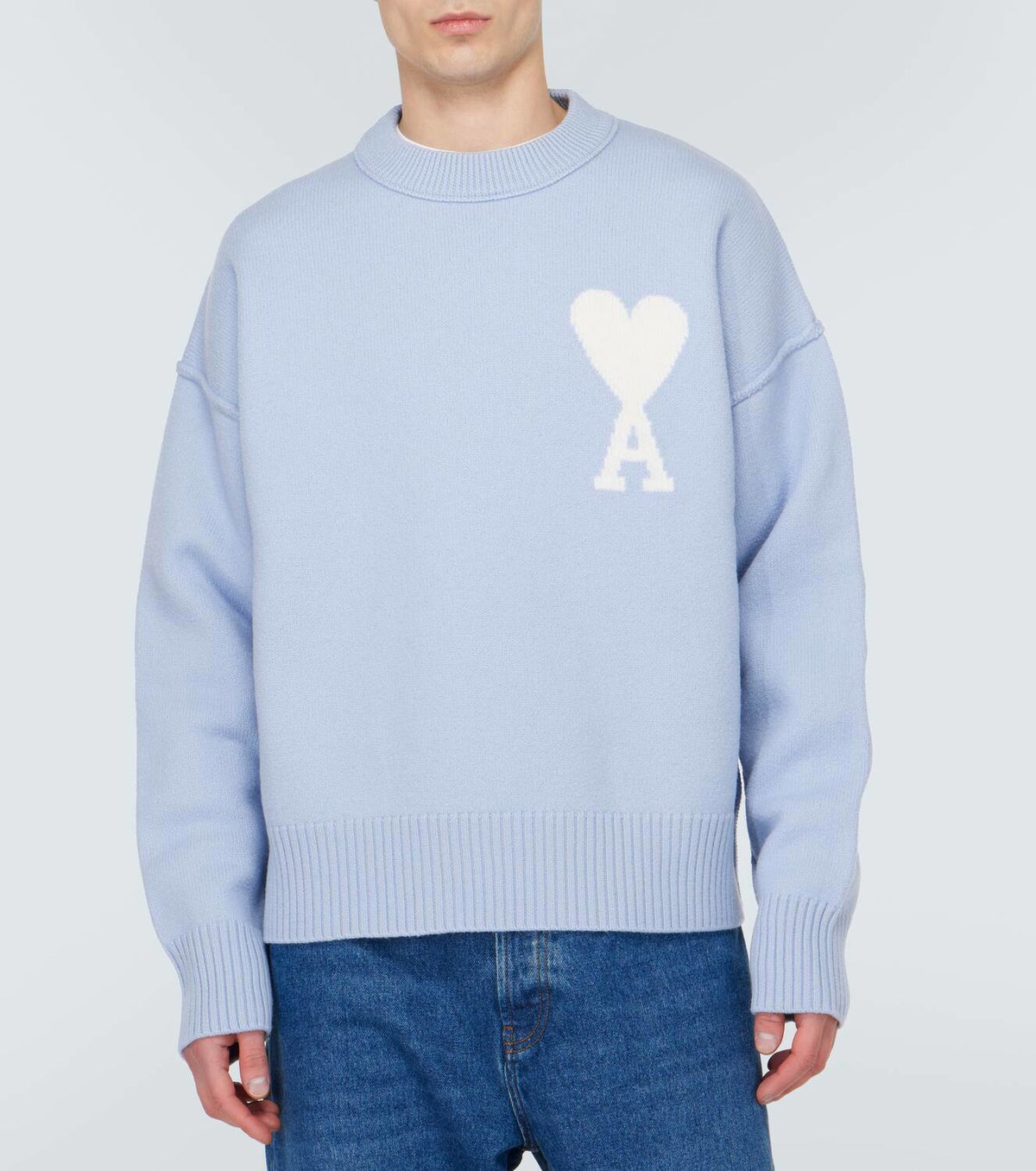 Ami Logo Mavi Sweatshirt