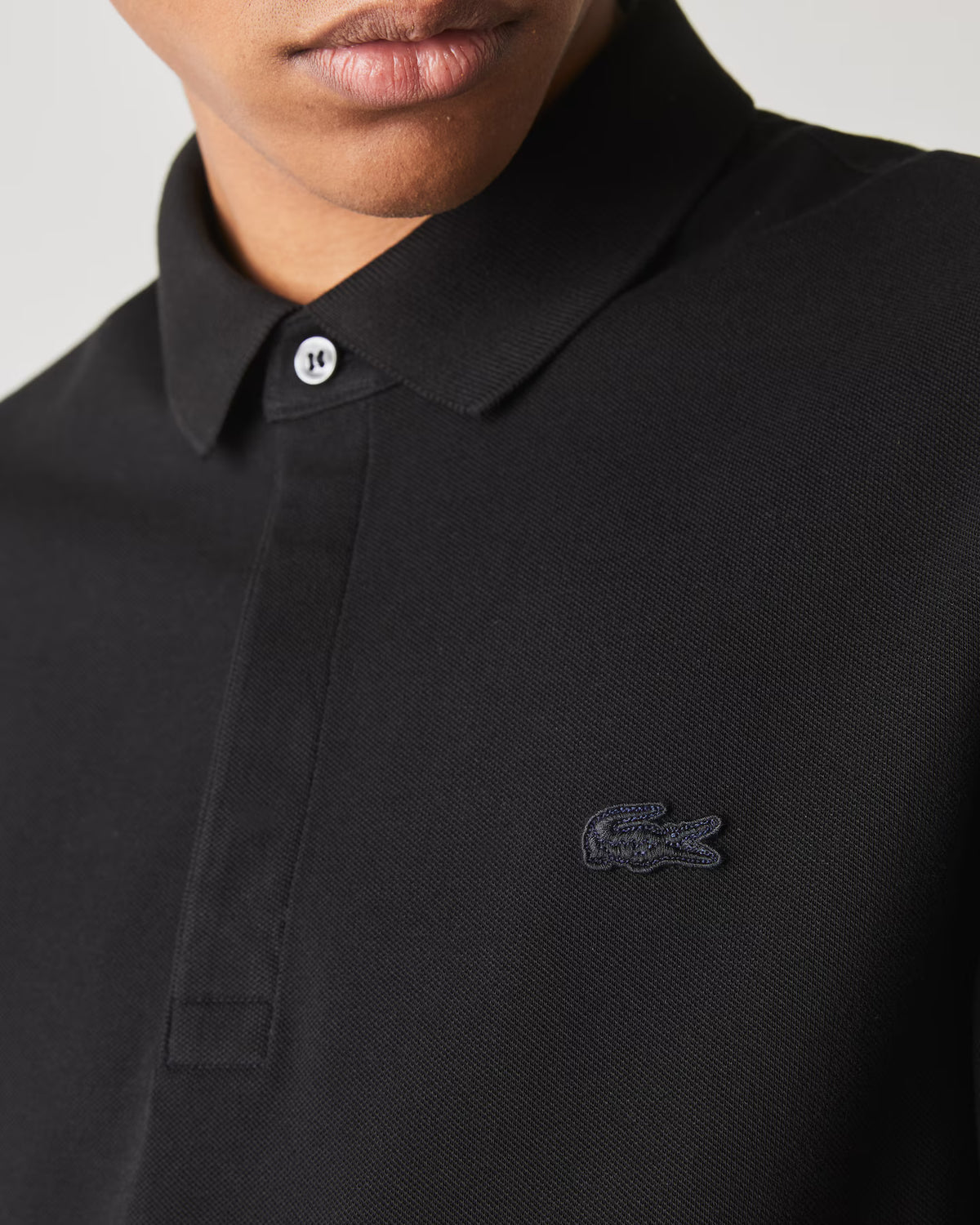 Lacoste Erkek Regular Fit Siyah Paris Polo
