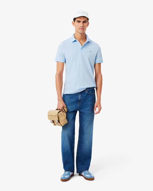 Lacoste Erkek Regular Fit Buz Mavisi Paris Polo