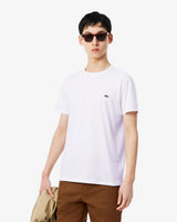 Lacoste Slim Fit Bisiklet Yaka Beyaz T-Shirt