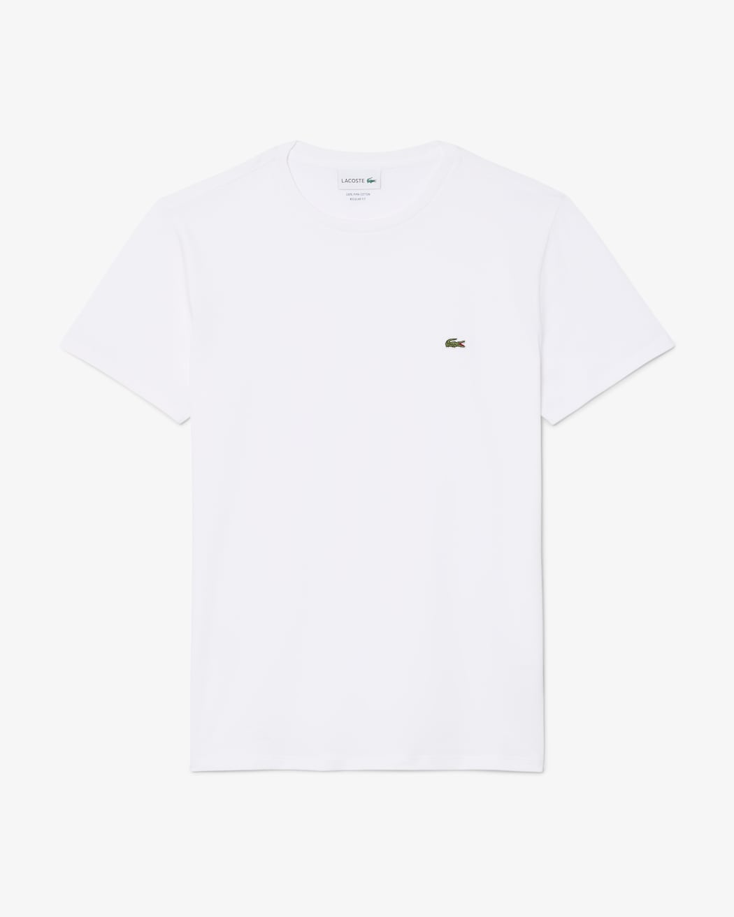 Lacoste Slim Fit Bisiklet Yaka Beyaz T-Shirt
