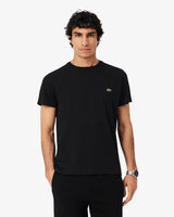 Lacoste Slim Fit Bisiklet Yaka Siyah T-Shirt