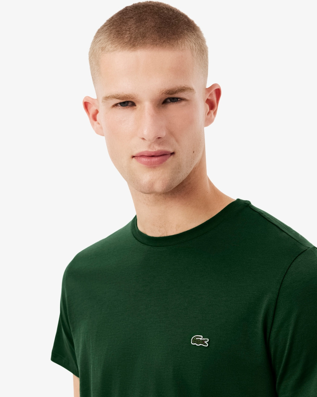 Lacoste Slim Fit Bisiklet Yaka Yeşil T-Shirt