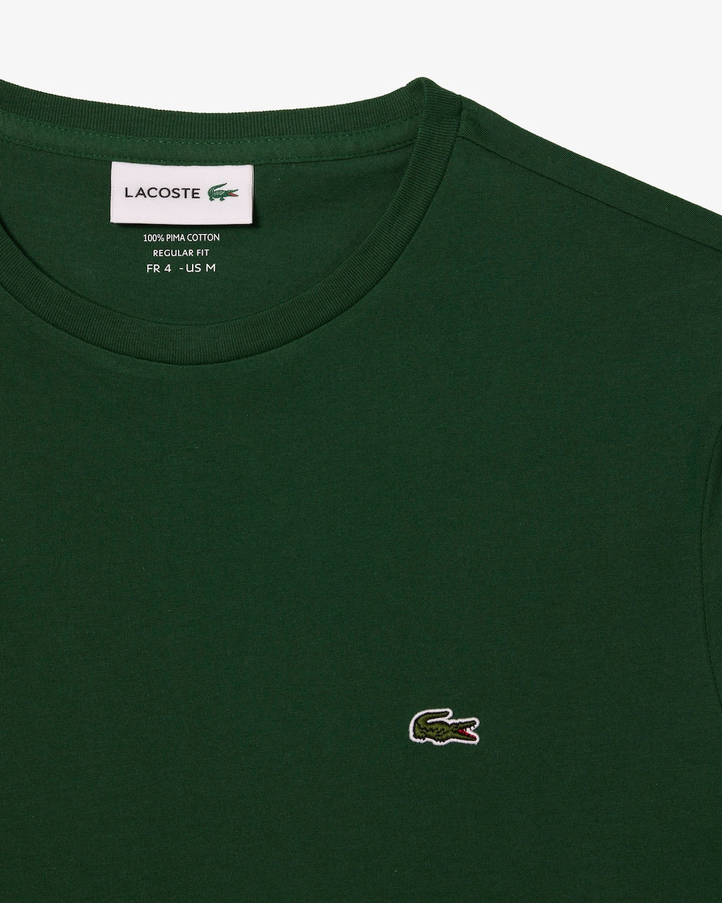 Lacoste Slim Fit Bisiklet Yaka Yeşil T-Shirt