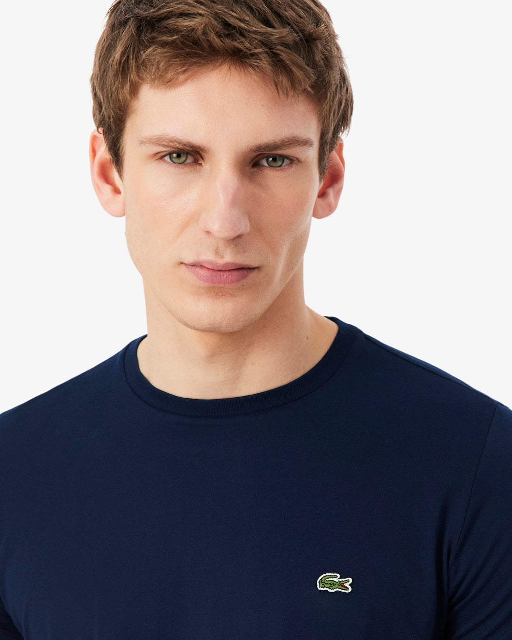 Lacoste Slim Fit Bisiklet Yaka Lacivert T-Shirt