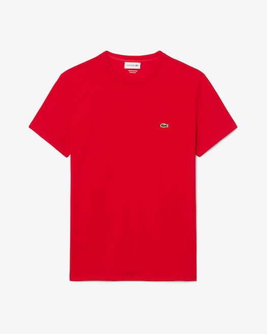 Lacoste Slim Fit Bisiklet Yaka Kırmızı T-Shirt