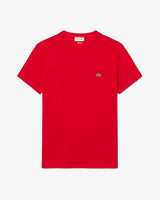 Lacoste Slim Fit Bisiklet Yaka Kırmızı T-Shirt