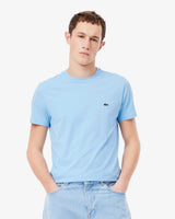 Lacoste Slim Fit Bisiklet Yaka Buz Mavisi T-Shirt