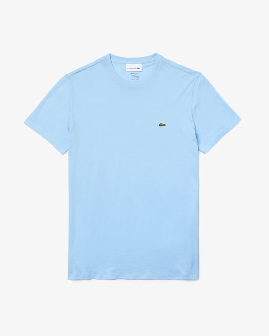 Lacoste Slim Fit Bisiklet Yaka Buz Mavisi T-Shirt
