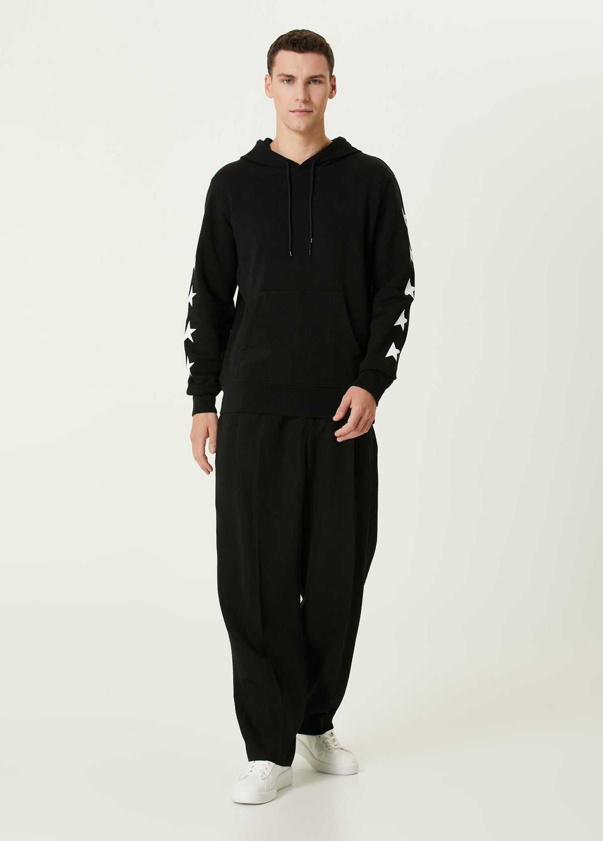 Golden Goose Kapüşonlu Logo Baskılı Sweatshirt