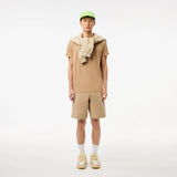 Lacoste Slim Fit Bisiklet Yaka Bej T-Shirt