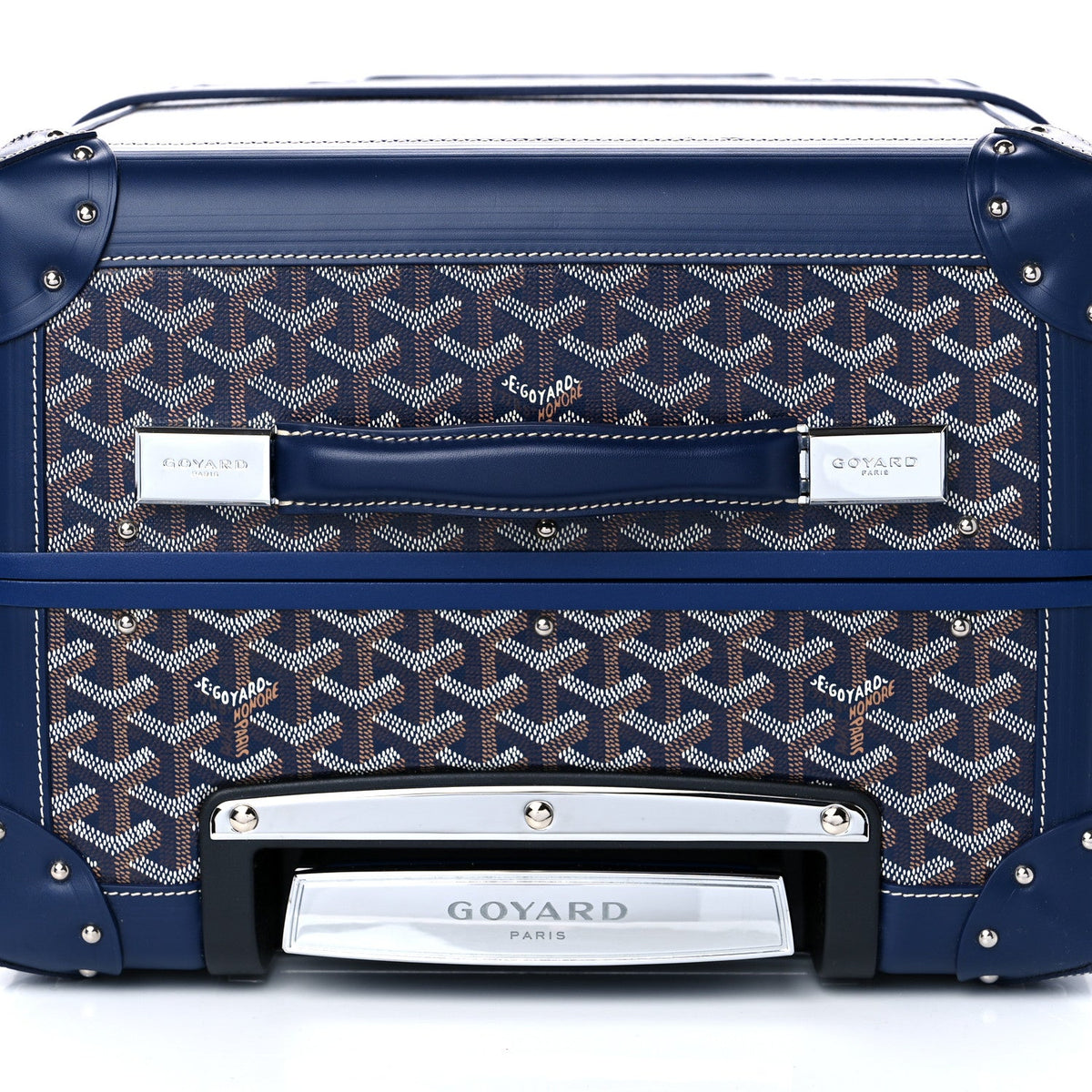 Goyard Goyardine Bourget PM Donanması Valiz