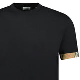 Burberry Kol Detaylı Siyah T-Shirt