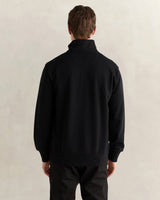 GANT Erkek Siyah Fermuarlı Logolu Sweatshirt