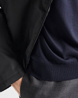 Prada Superfine Yün Polo Lacivert T-Shirt