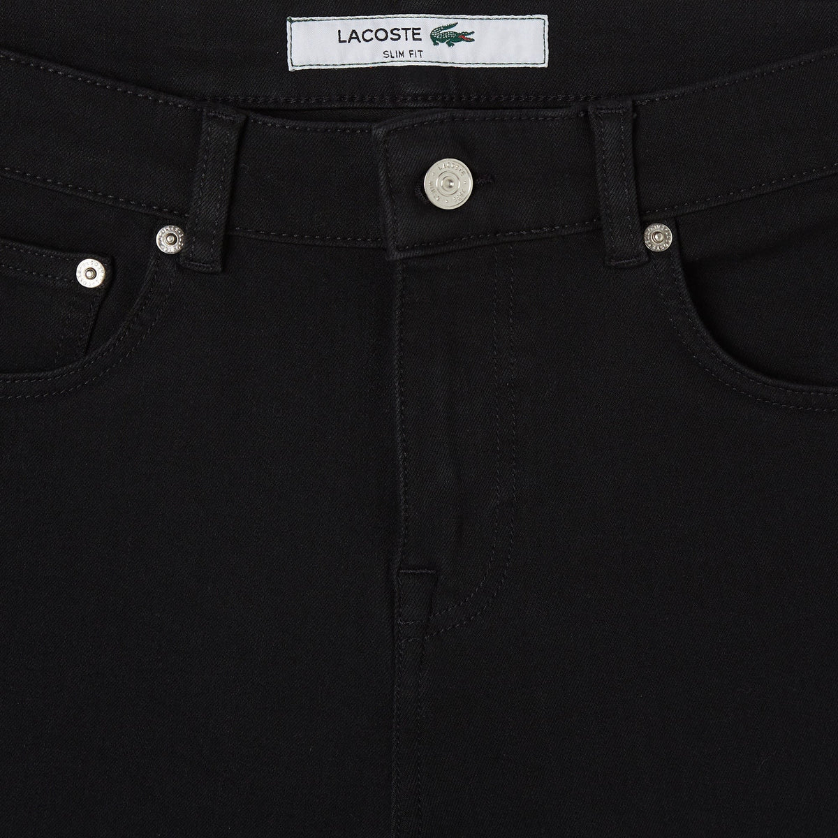 Lacoste Slim Fit Siyah Kot Pantolon