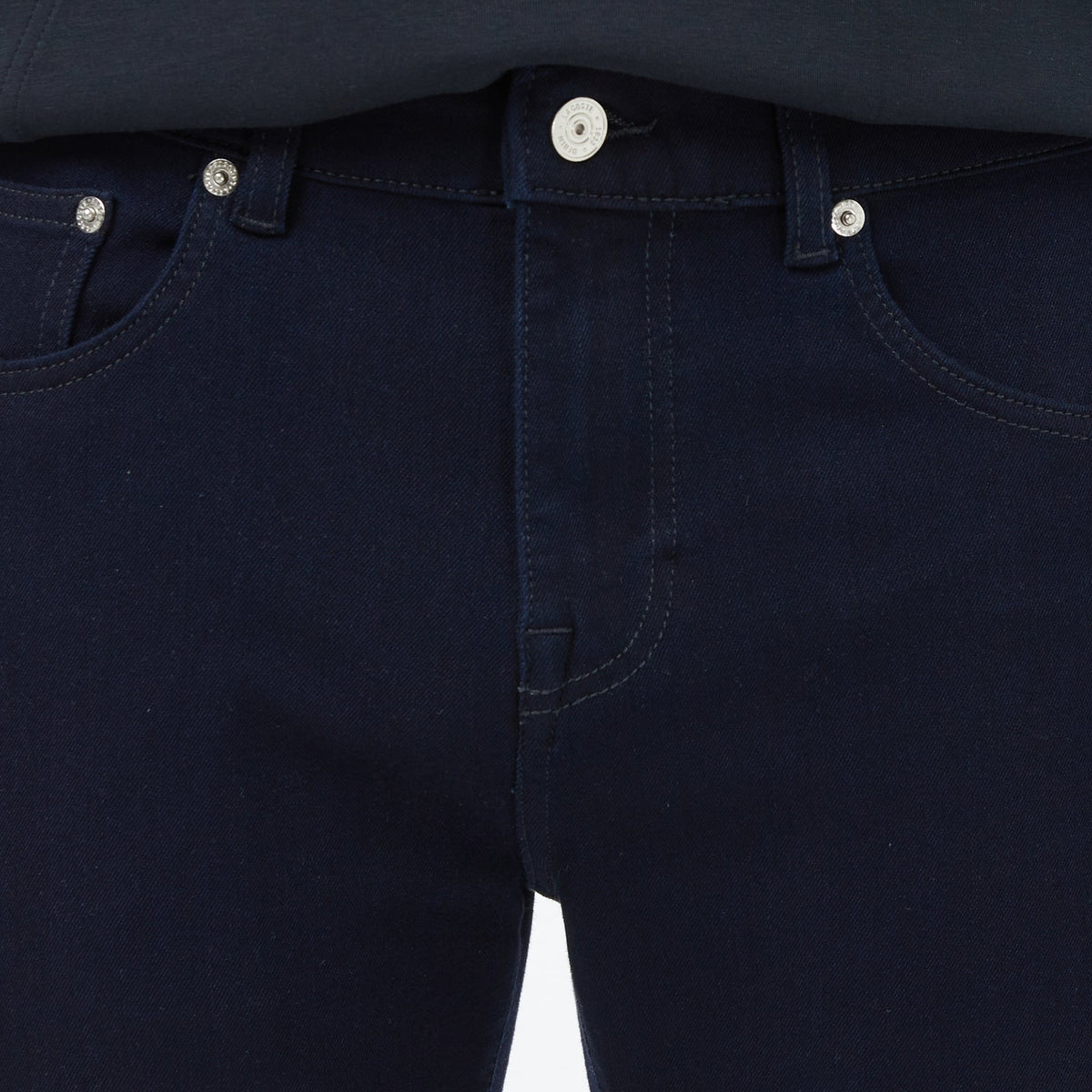 Lacoste Slim Fit Lacivert Kot Pantolon