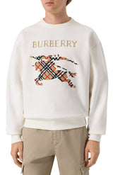 Burberry Logo Beyaz Sweatshirt