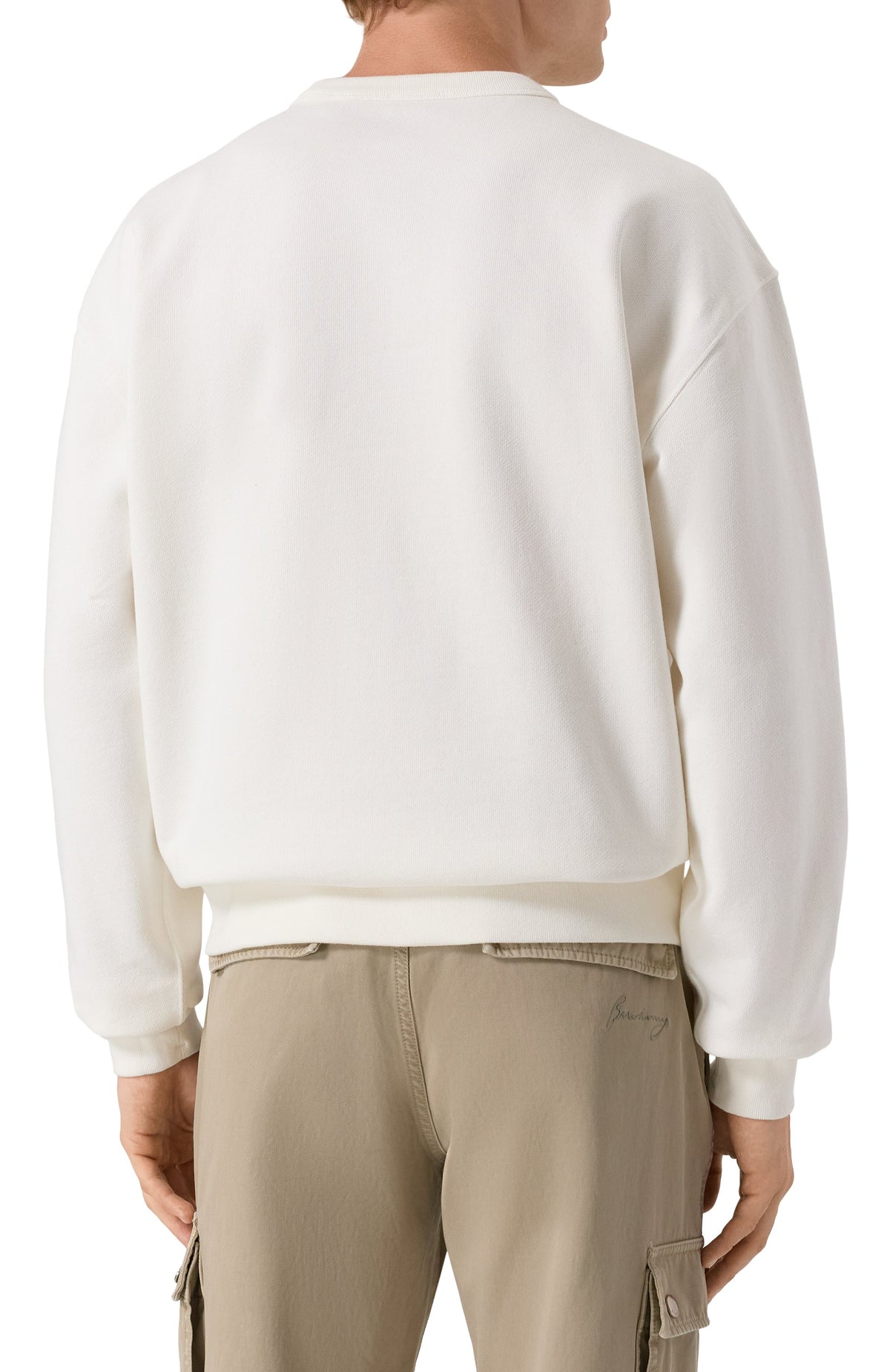 Burberry Logo Beyaz Sweatshirt