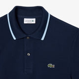 Lacoste Çizgi Detayı L.12.12 Erkek Lacivert Regular Fit Polo T-Shirt