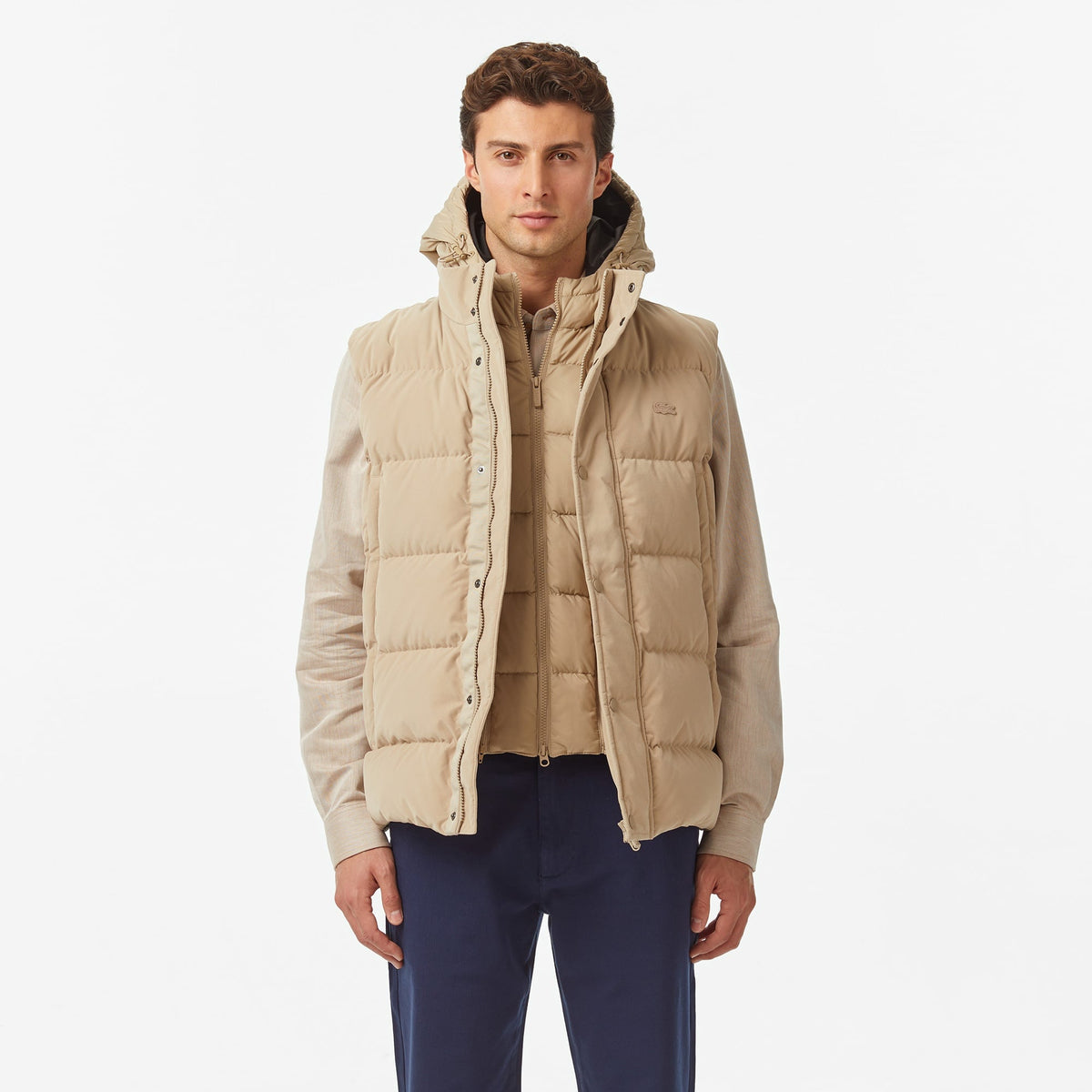 Lacoste Erkek Kapüşonlu Yelek