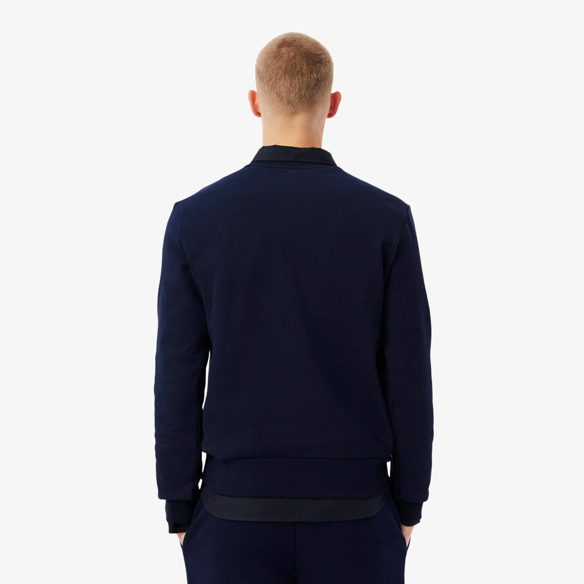 Lacoste Erkek Classic Fit Bisiklet Yaka Organik Pamuk Lacivert Sweatshirt