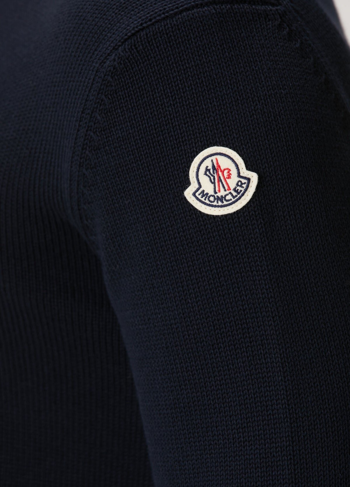 Moncler Logolu Yama Detaylı Pamuklu Sweatshirt